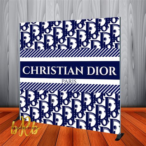 christian dior inspired backdrop.